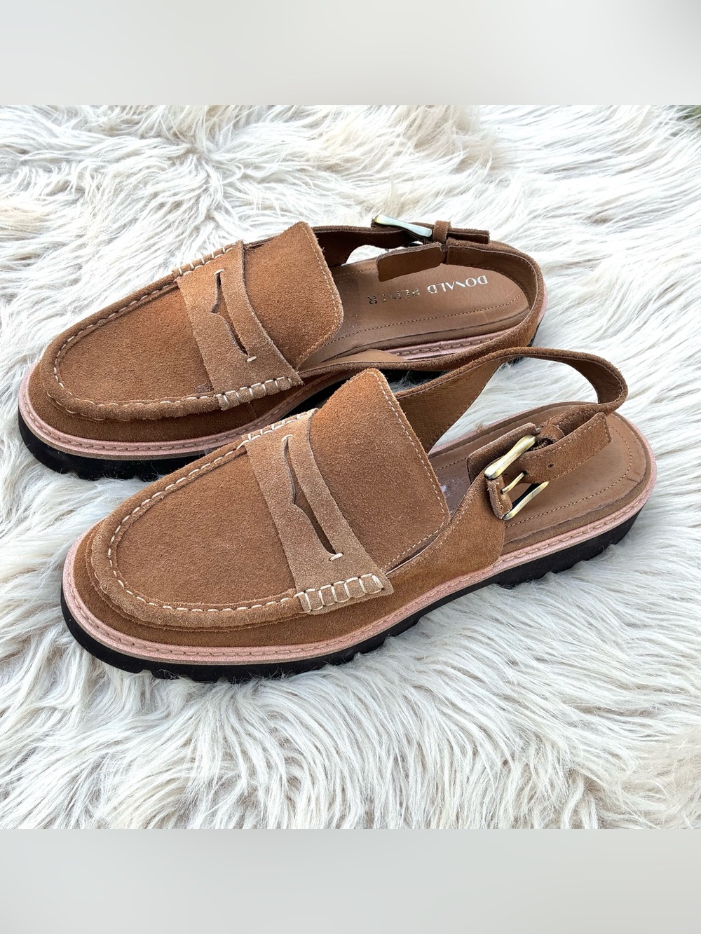 Donald J Pliner NWOT Women's Halie Slingback Loafers Sz 10 - Picture 4 of 8